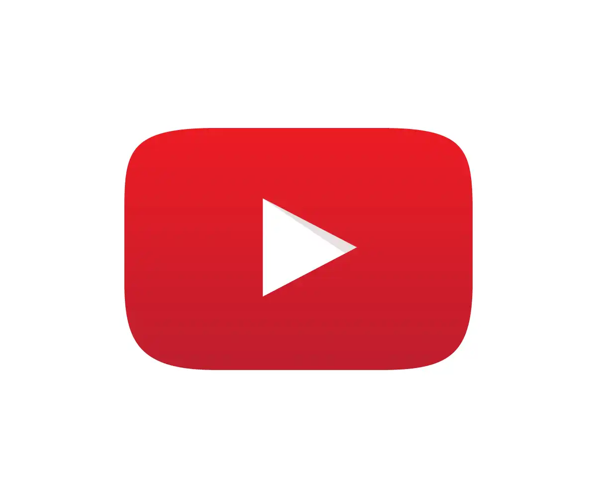 Free YouTube logo vector download in SVG, PNG, AI, and EPS formats.